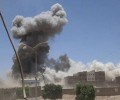 استشهاد وإصابة 38 مواطنا جراء استهداف طيران العدوان عمارة سكنية بمنطقة عطان