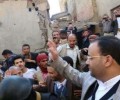 الرئيس الصماد يطلع على أضرار العدوان بحارة الصعدي بأمانة العاصمة