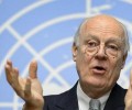 الأمم المتحدة: دي ميستورا لايزال ينظر بقرار المشاركة بمؤتمر سوتشي