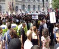 مظاهرات حاشدة في إنكلترا وفرنسا والأرجنتين تضامنا مع الشعب الفلسطيني
