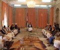 رئيس المجلس السياسي الأعلى يلتقي عددا من وجهاء محافظة عمران