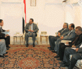 نائب رئيس المجلس السياسي الأعلى يلتقي قيادة الهيئة العامة لرعاية أسر الشهداء 
