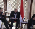 رئيس الجمهورية الأسبق يلتقي رئيس اللجنة الدولية للصليب الأحمر