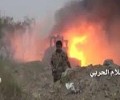 إحراق مخزن أسلحة للجيش السعودي في الطلعة بنجران