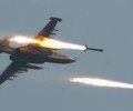طيران العدوان يعاود استهداف منطقة طيبة في كتاف بسبع غارات