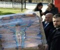تقديرا للمواقف الروسية.. فنان سوري يهدي أيقونة لكاتدرائية في سانت بطرسبورغ