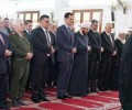 الرئيس الأسد يؤدي صلاة عيد الفطر في رحاب جامع السيدة خديجة بطرطوس