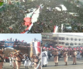 تظاهرة حاشدة بعشرات الآلاف من اليمنيين " تضامناً مع الأقصى واحتفاءً بذكرى ثورة الـ21 من سبتمر لثورة اليمنية  "عصر اليوم بصنعاء 