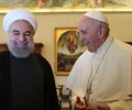 الرئيس روحاني وفرنسيس يؤكدان ان هدف الاديان اشاعة السلام