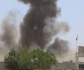 طيران العدوان يستهدف المجمع الحكومي بسنحان محافظة صنعاء