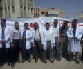 أطباء الاسنان والصيادلة بذمار ينفذون وقفة احتجاجاً على اعتقال طبيبين