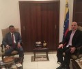 السفير القانص سفير اليمن فى سوريا يلتقي السفير الفنزويلي والقائم بأعمال السفارة العمانية بدمشق