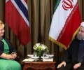 الرئيس روحاني: الحوار هو السبيل الوحيد لانهاء المشاکل الاقلیمیة