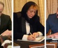 الهلال وعباس وخميس والفريج يقدمون واجب العزاء بوفاة رفسنجاني في مقر السفارة الإيرانية بدمشق